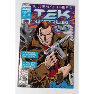William Shatners Tek World #1 Comic Book Marvel 1992 1st Print